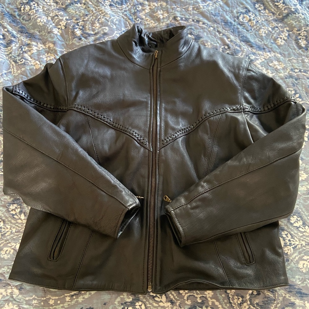 Texport Women’s Leather Motorcycle Jacket